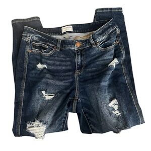 Lane Bryant Distressed High Rise Skinny Jeans Size 14